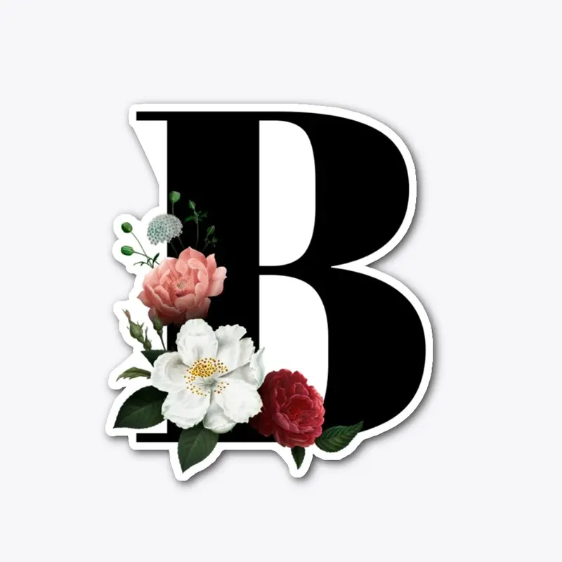 Floral Letter B