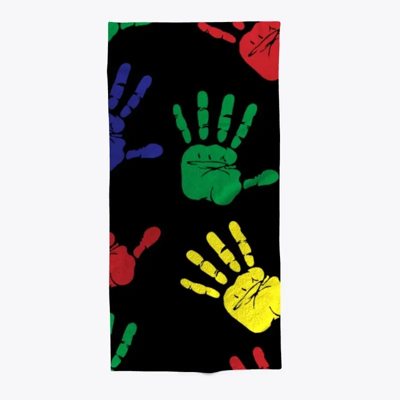 Handprints Coloring Patterns